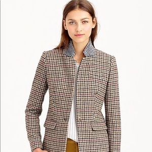 JCrew Regent Blazer with Crystal Collar
